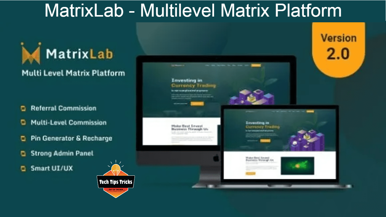 MatrixLab – Multilevel Matrix Platform  Complete Source Code