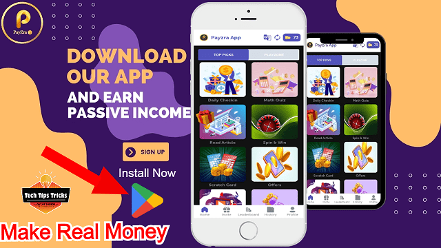 Payzra is a user-friendly mobile app that helps you earn real cash by completing simple tasks daily. With Payzra, you can earn coins by watching videos, completing surveys, and downloading apps, among other tasks. These coins can then be converted into real cash and transferred to your PayPal account.
